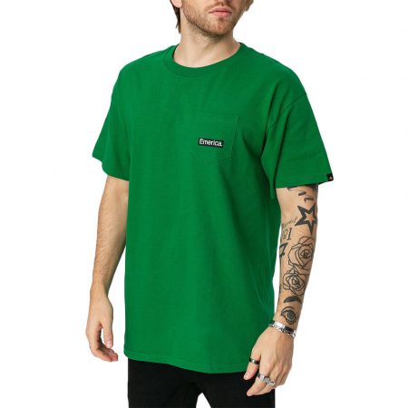 T-Shirt Emerica Pure Triangle Pocket Green