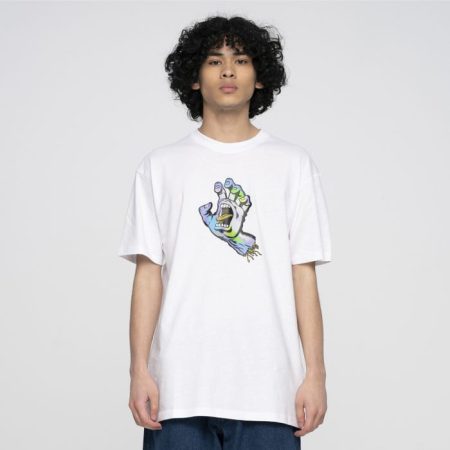 T-Shirt Santa Cruz Holo Screaming White