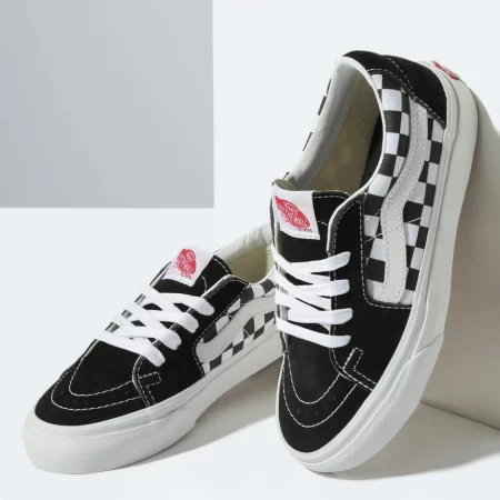 Ténis Vans Sk8-Low Black Checkerboard