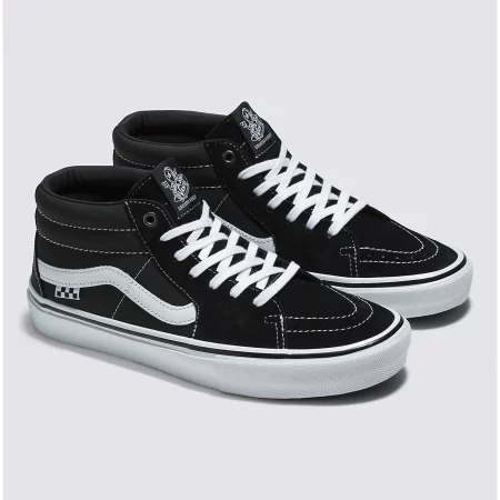 Ténis Vans Grosso Mid Black/White
